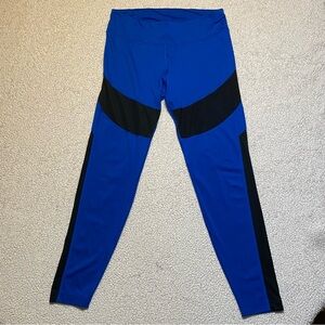 Reebok Women’s Leggings in Royal Blue and Black